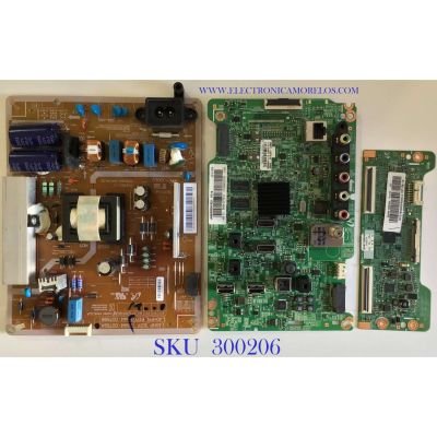 KIT DE TARJETAS PARA TV SAMSUNG / MAIN BN94-07741B / BN41-02245A /  FUENTE BN44-00769A / L40HF_EDY / T-CON BN96-28936A / BN41-01938B / PANEL CY-DF400BGLV3H / MODELO UN40H5203AFXZA TD01